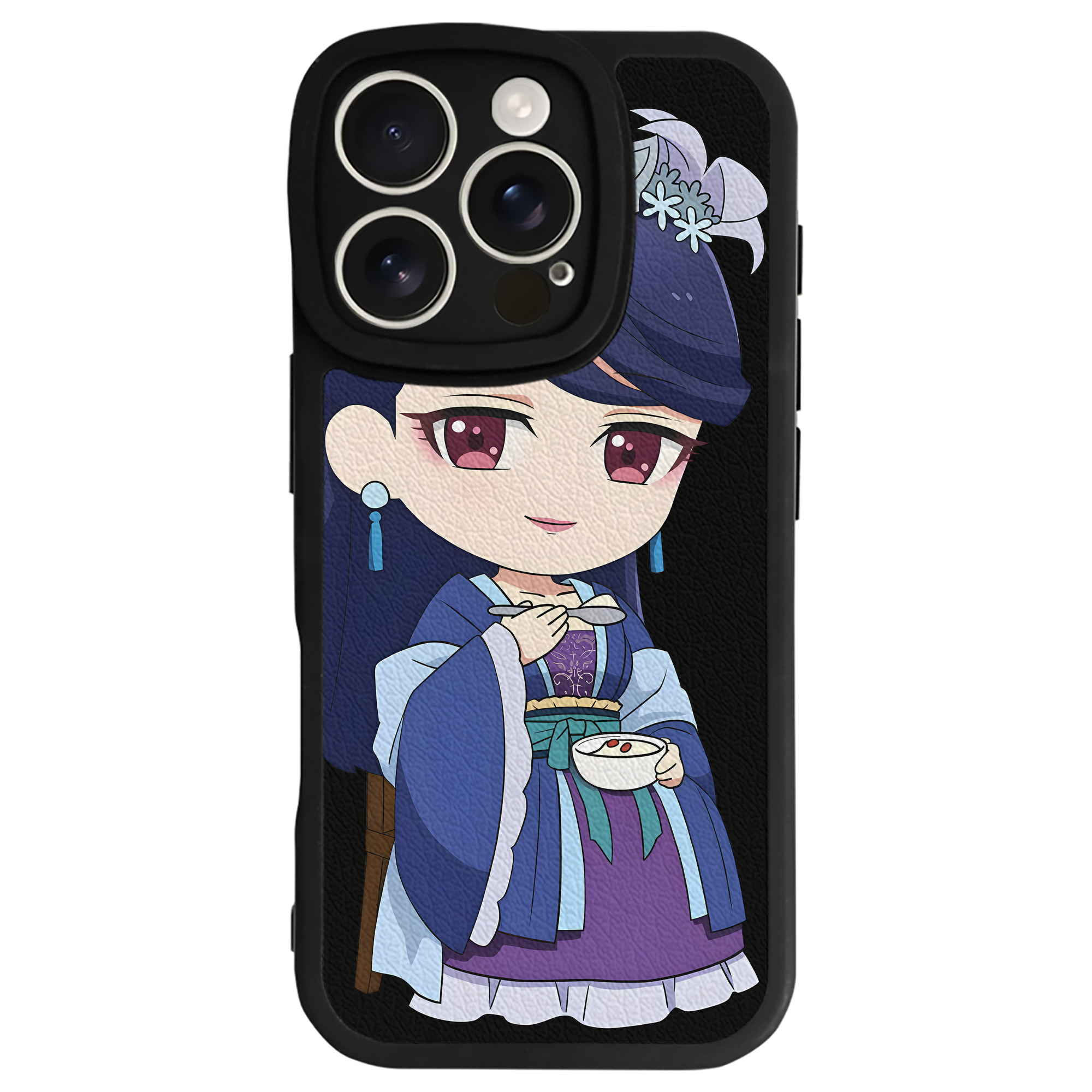 （画像用） 薬屋のひとりごと The Apothecary Diaries 【iPhone 16シリーズ対応】シリコンスマホケース（レザー調） 材質：シリコン